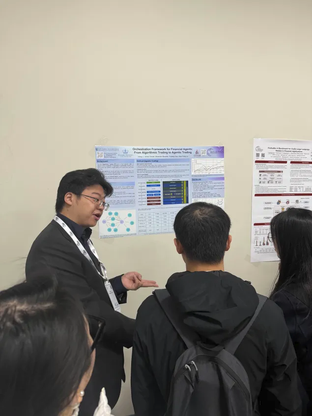 Presenting the orchestration framework poster at the NeurIPS workshop